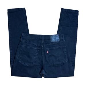 Levis 531 Men’s Black Jeans Athletic Slim Fit Size 30x30 Red Tab